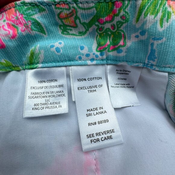 Lilly Pulitzer x Disney Parks Buttercup Shorts Lilly Loves Disney Size 2 - Picture 4 of 14